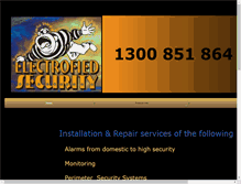 Tablet Screenshot of electrofied.com.au